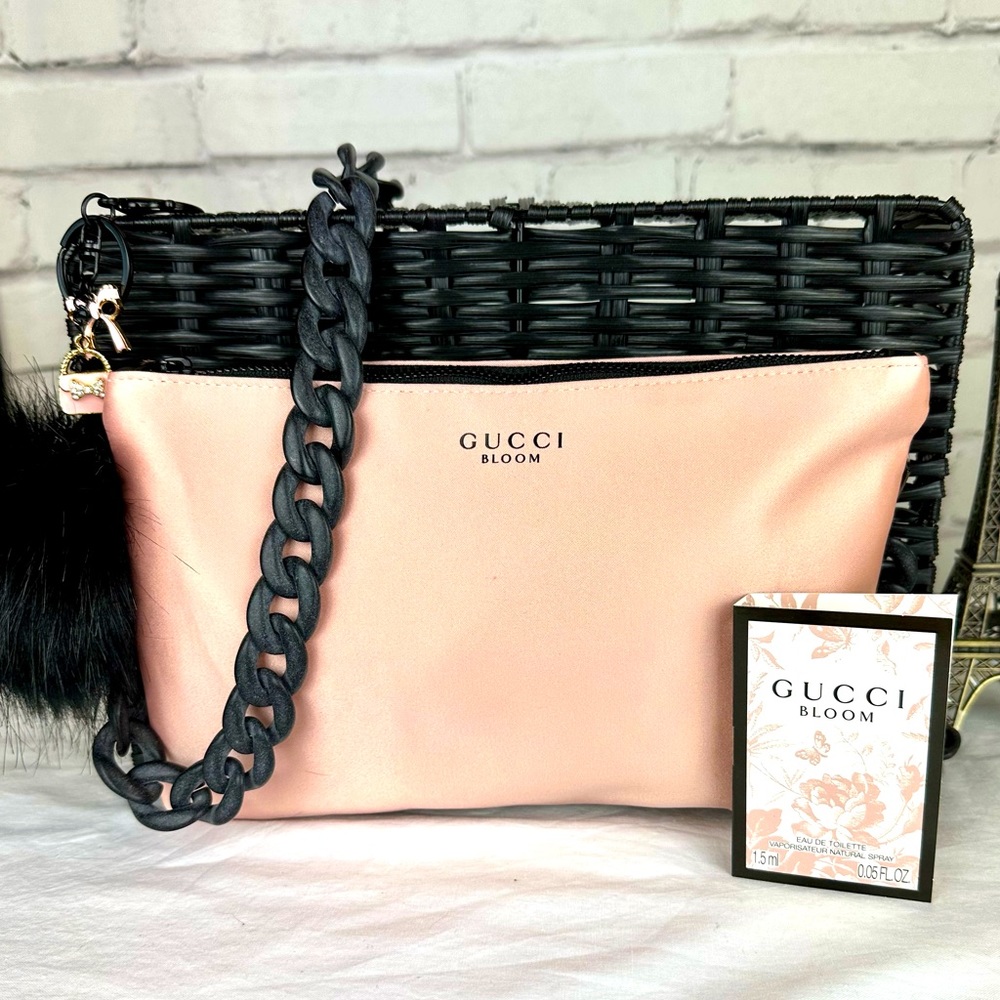 Gucci Bloom beauty line pouch crossbody bag NEW